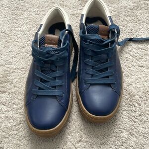 Worn twice - coach blue sneakers size 8